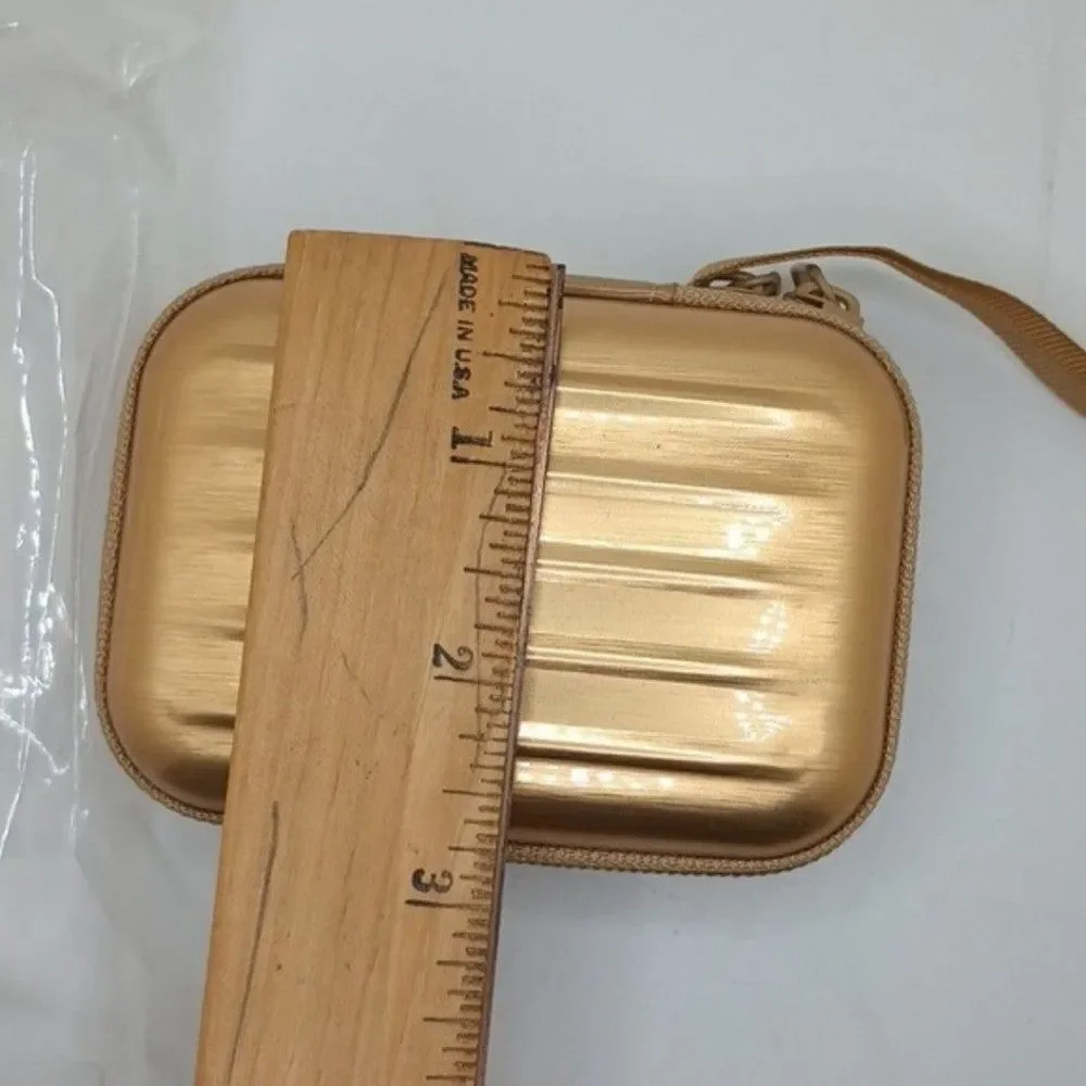 Gold RFID wallet identity protection card holder